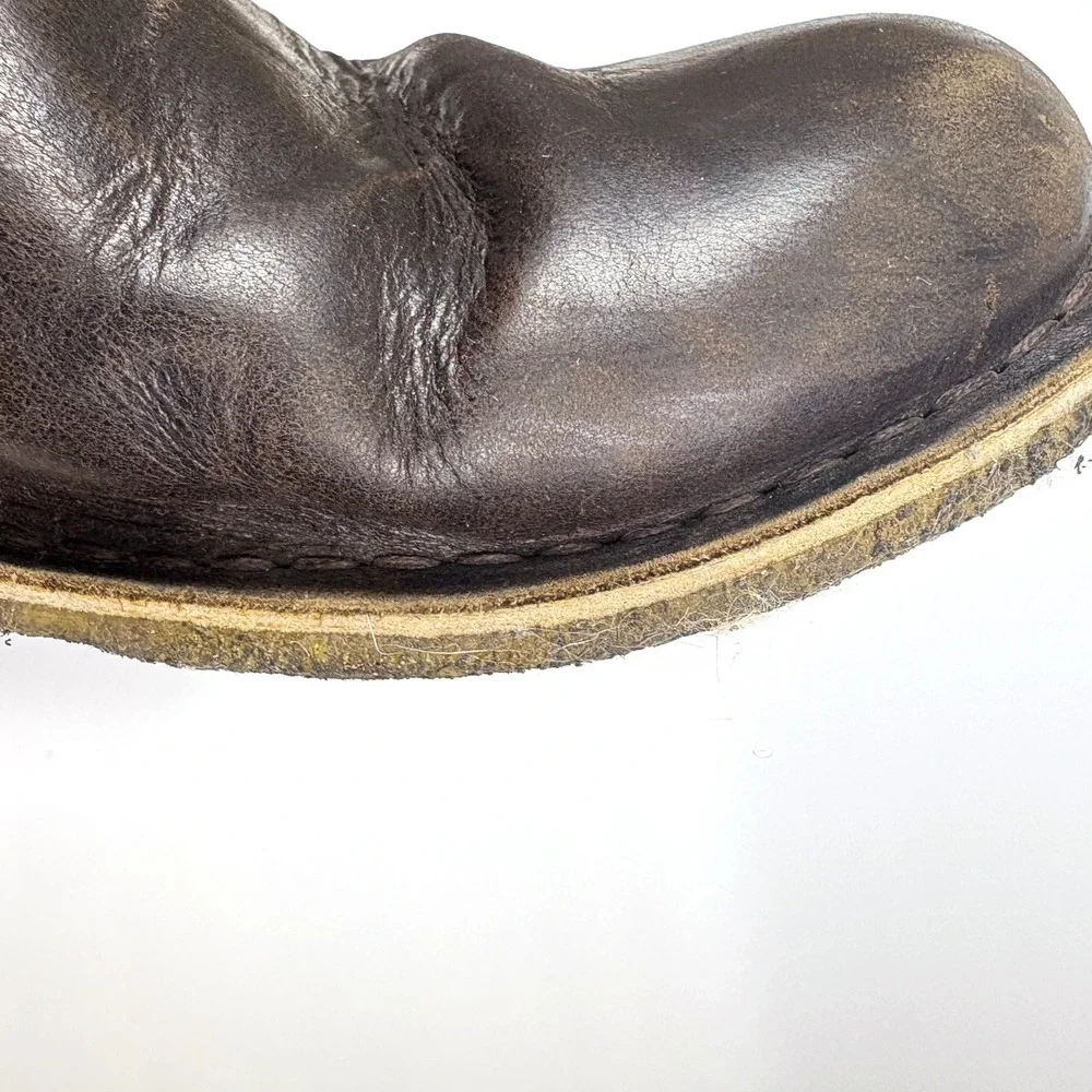 UGG Leighton Chukka Boots Mens Sz 12 Chocolate‎ Brown 3275 Sherpa Insoles